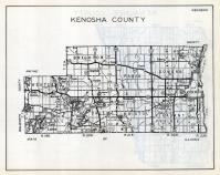 Kenosha County Map, Wisconsin State Atlas 1933c